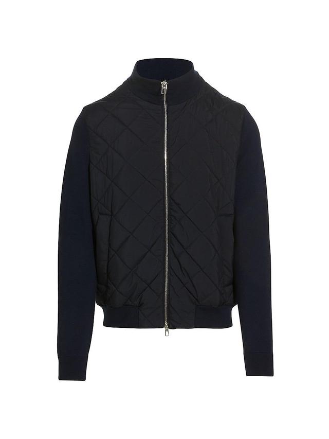 Mens Meleto Quilted Bomber Jacket Product Image