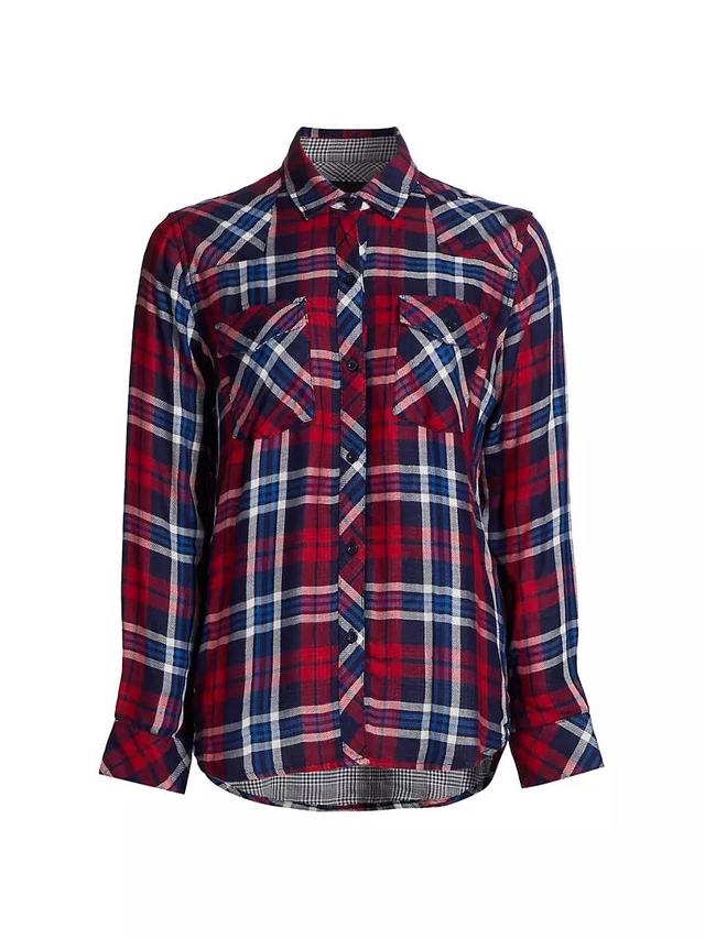 Kendra Plaid Button-Up Shirt Product Image