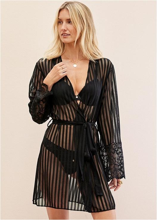 Illusion Lace Robe Product Image