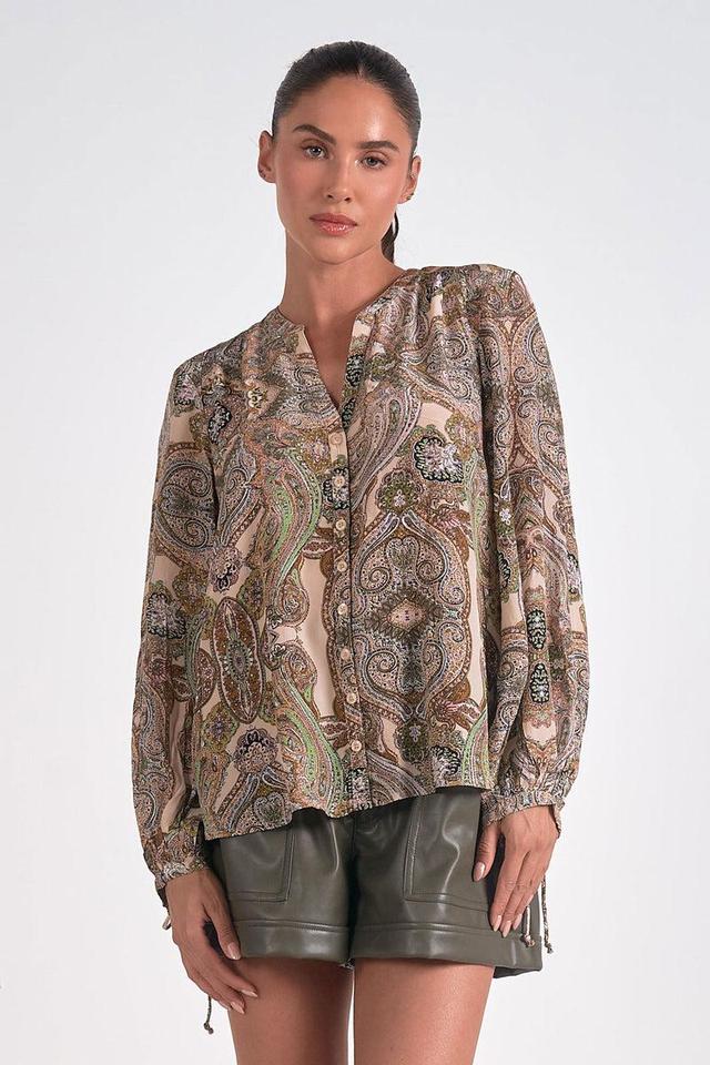 Paisley L/S Blouse Product Image