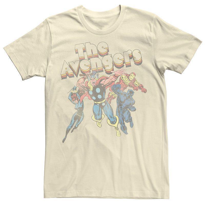 Mens Marvel The Avengers Retro Style Group Shot Tee Product Image