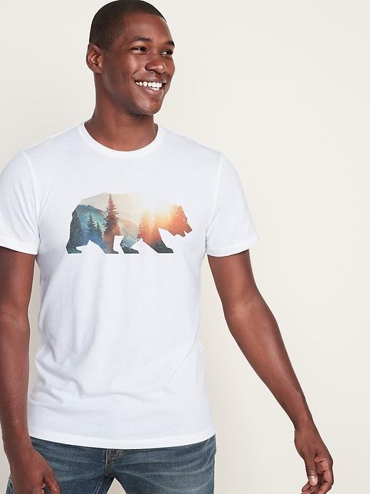 Soft-Washed Graphic T-Shirt Product Image