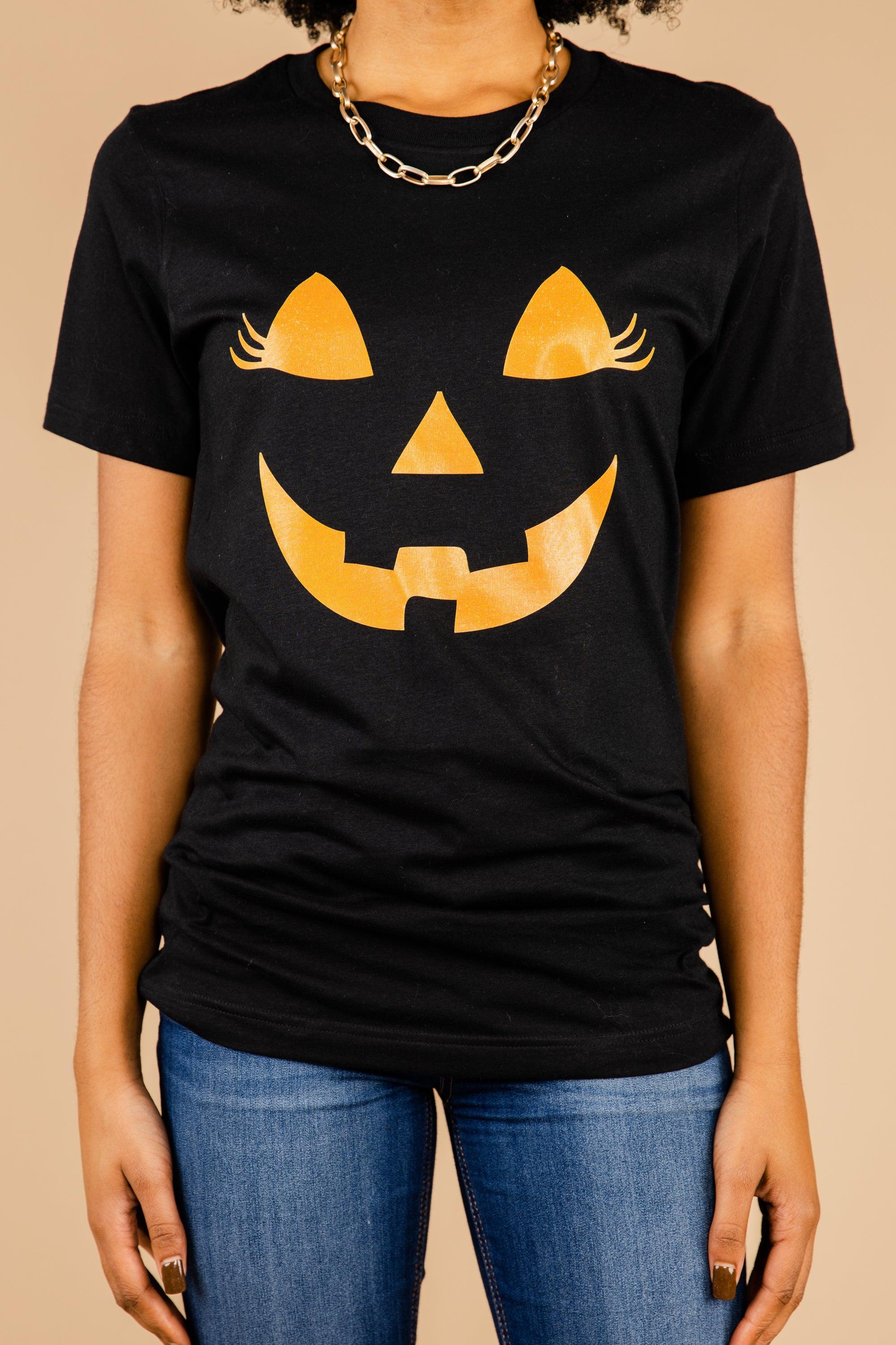 Jackie-O-Lantern Black Graphic Tee Female Product Image