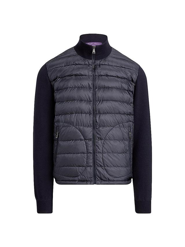 Mens Hybrid Full-Zip Sweater-Jacket Product Image