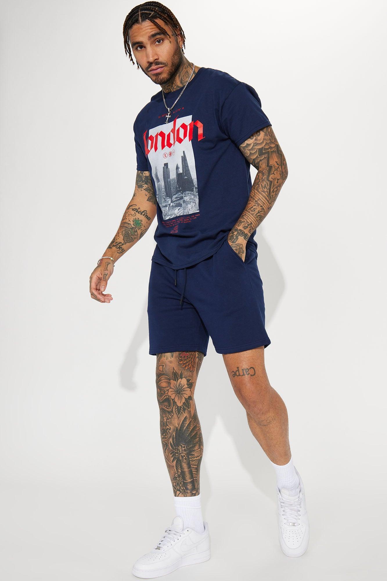 London Short Sleeve Tee - Navy Product Image