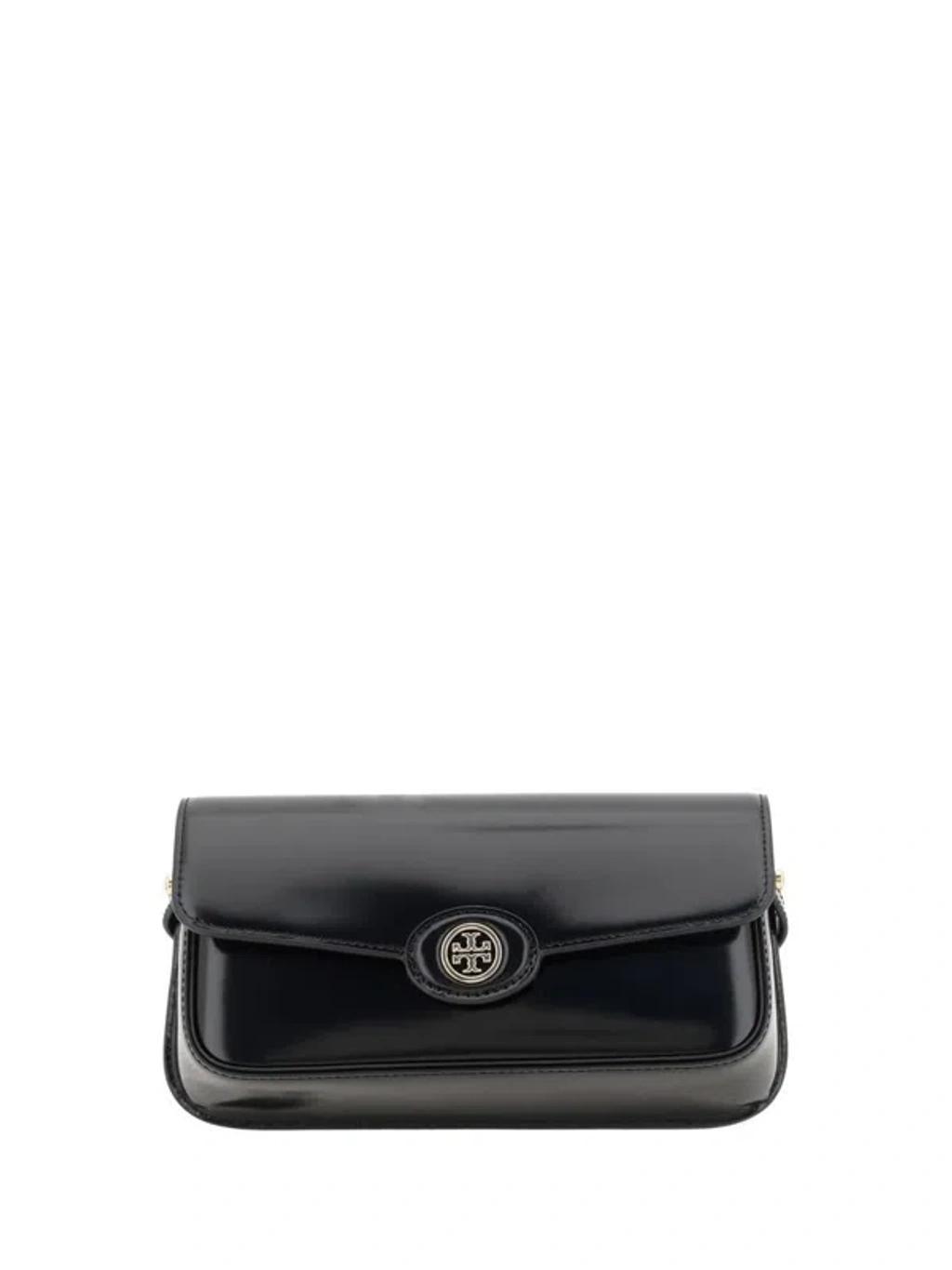 TORY BURCH Robinson Shoulder Bag In 001 - Black Product Image