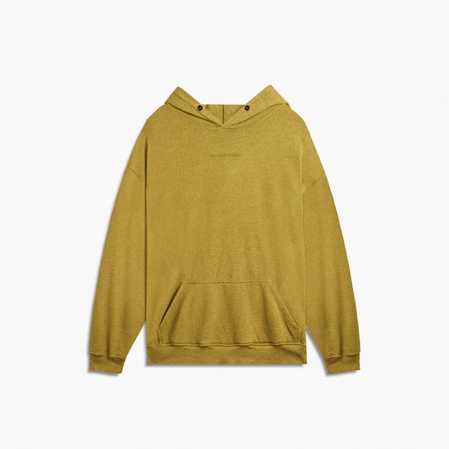 loop terry standard hoodie / mustard yellow Product Image