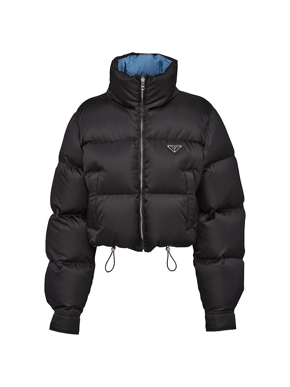 Womens Re-Nylon Cropped Down Jacket Product Image