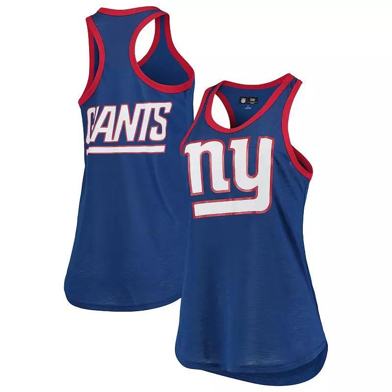 Womens G-III 4Her by Carl Banks Royal New York Giants Tater Tank Top Product Image