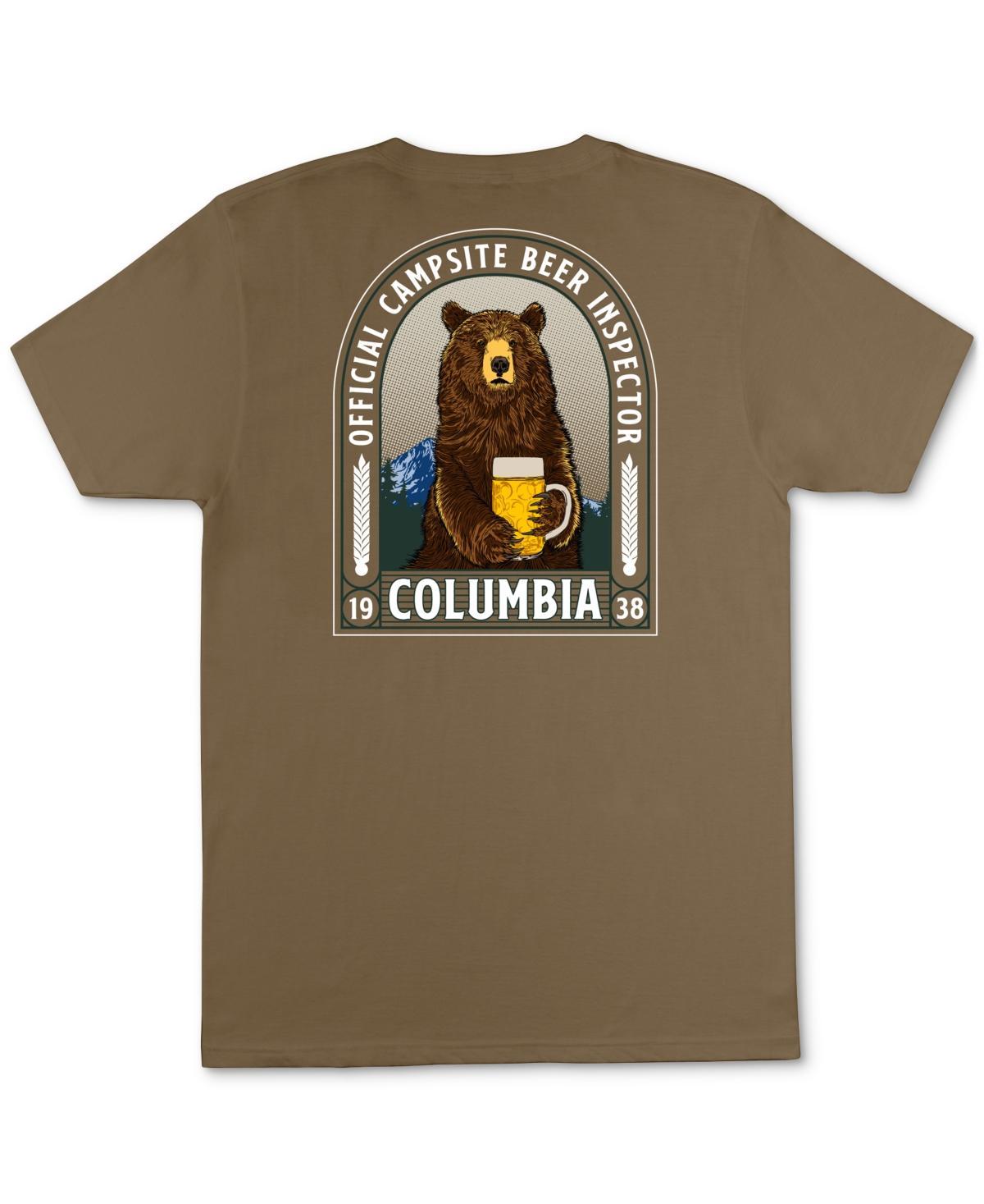 Columbia Mens Classic-Fit Bear Logo Graphic T-Shirt Product Image