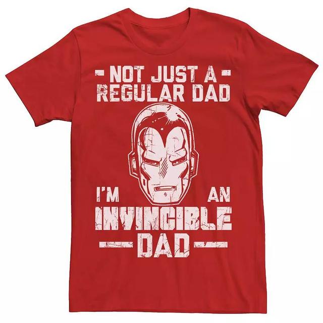 Mens Marvel Iron Man Invincible Dad Graphic Tee Product Image