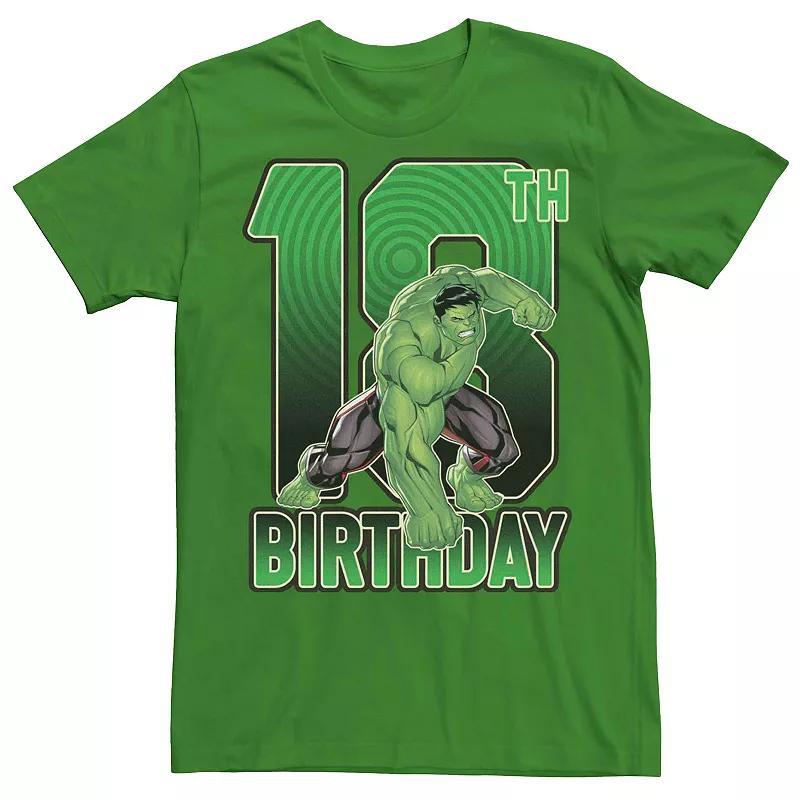 Mens Marvels Hulk 18th Birthday Tee Product Image