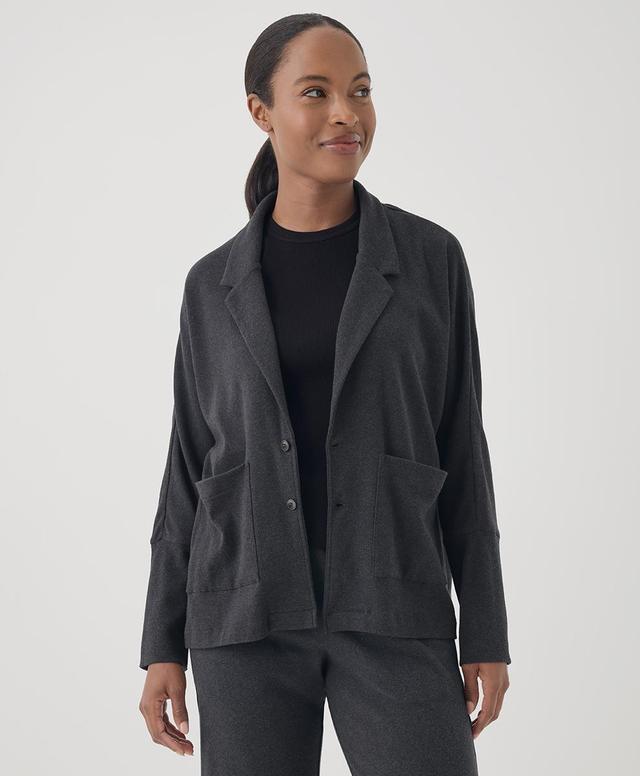 Womens Airplane Relaxed Blazer 3XL Product Image