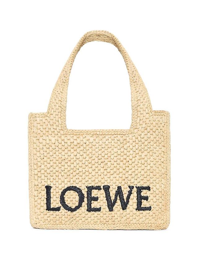 Womens LOEWE x Paulas Ibiza Mini Raffia Tote Bag Product Image