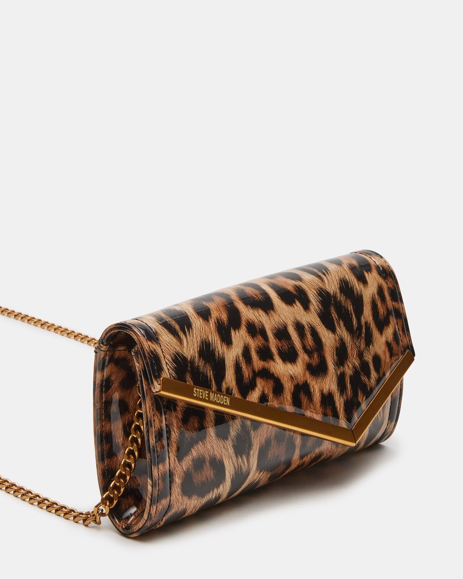 CLUTCHD BAG LEOPARD PATENT Female Product Image