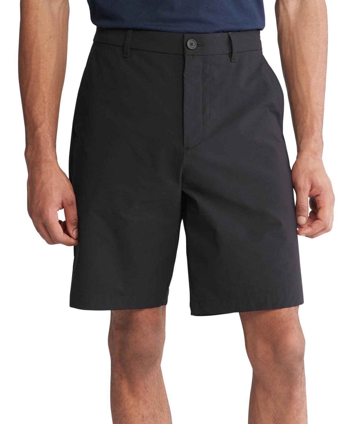 Calvin Klein Mens Slim Fit Refined Stretch Flat Front 9 Performance Shorts Product Image