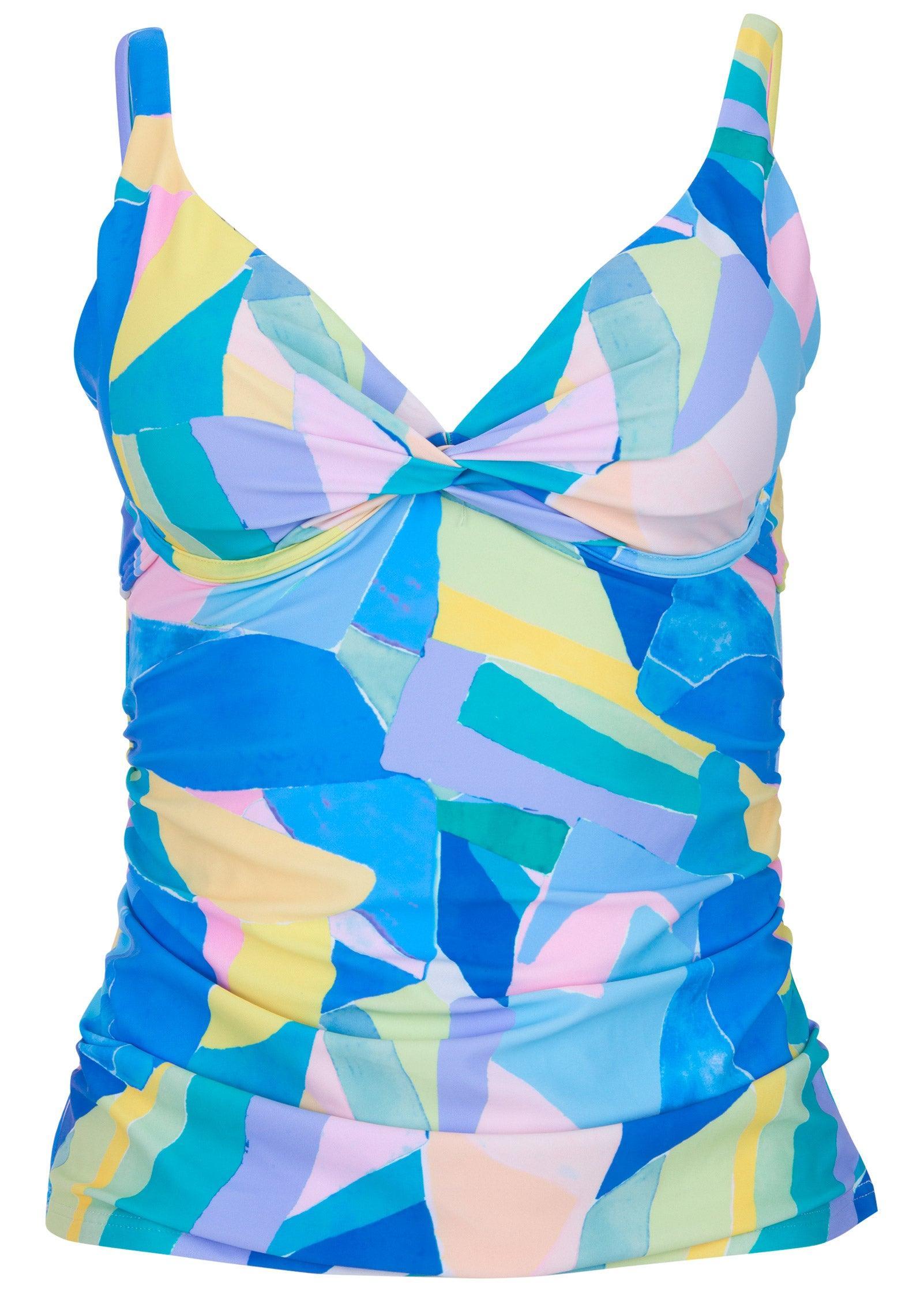 Underwire Twist Tankini - Coastal Walks Product Image