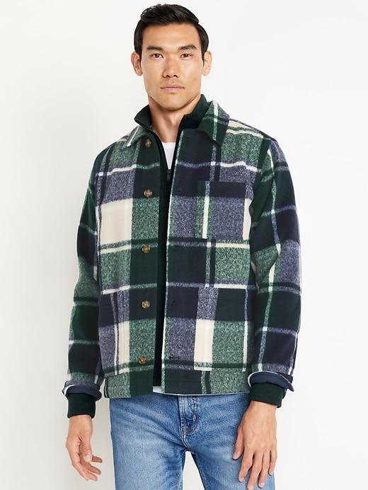 Plaid Chore Jacket Product Image