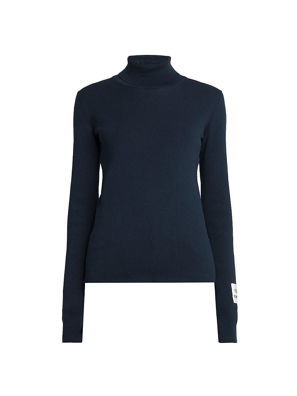 Womens Still Life Cotton Turtleneck Sweater Product Image