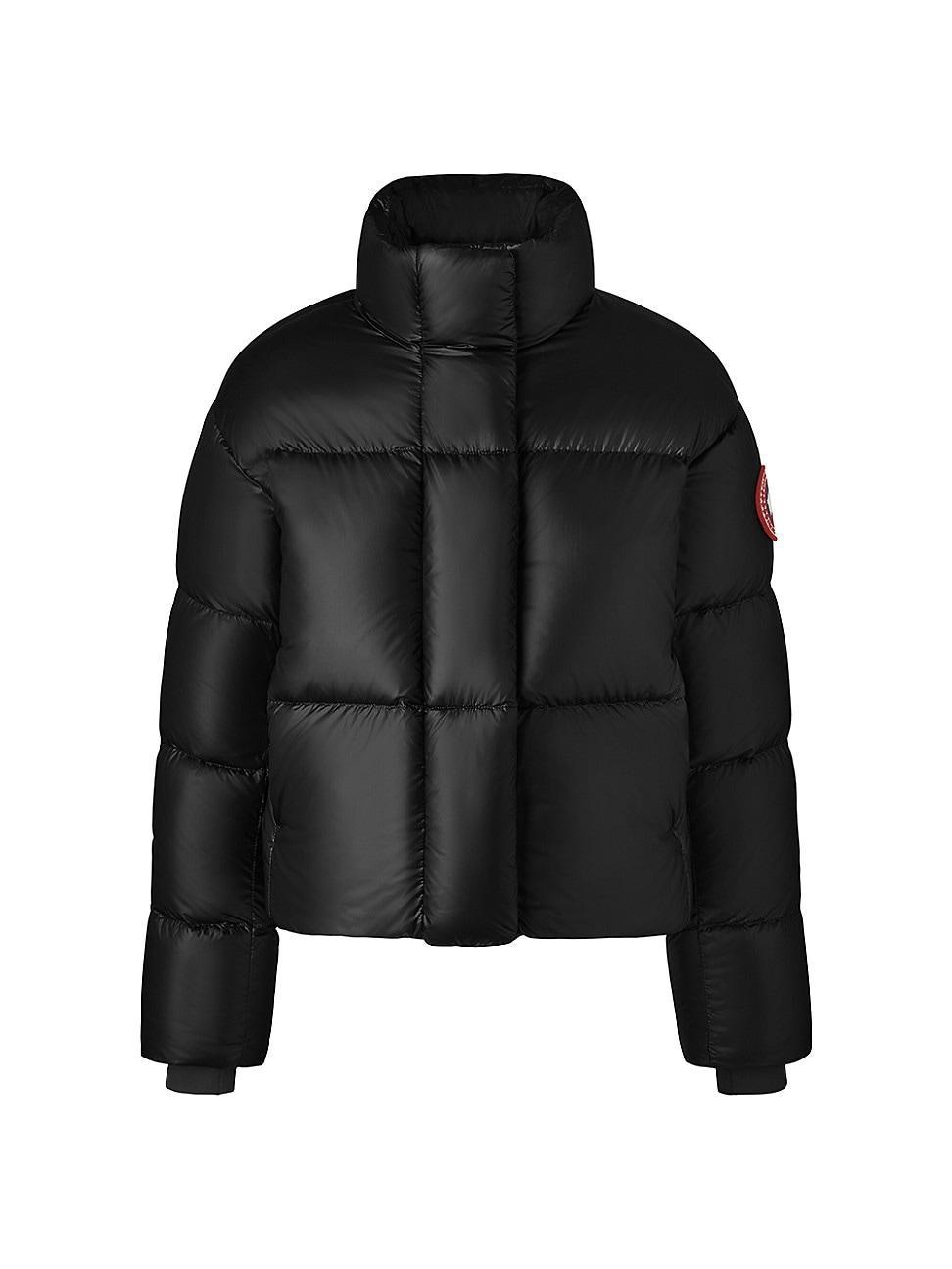 Canada Goose Cypress 750 Fill Power Down Recycled Nylon Packable Crop Puffer Jacket Product Image