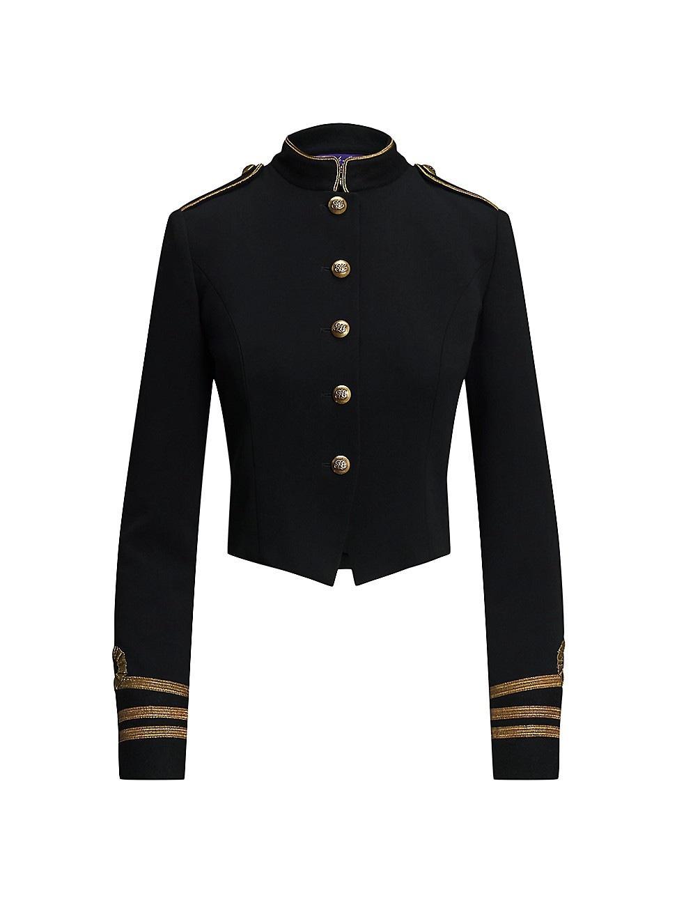 Womens Wool-Blend Soutache Jacket Product Image