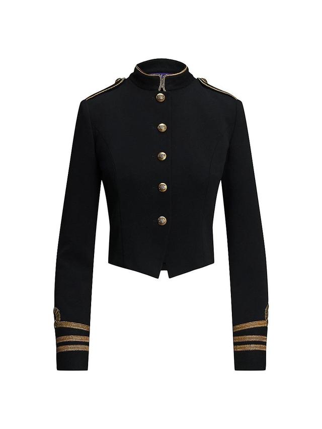 Womens Wool-Blend Soutache Jacket Product Image