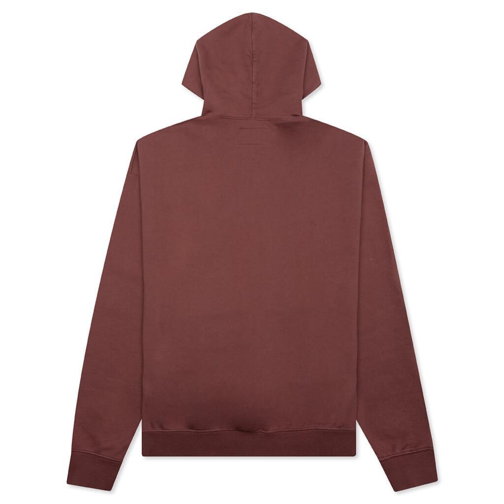 Printed Charm Logo Hoodie - Dark Mauve Male Product Image