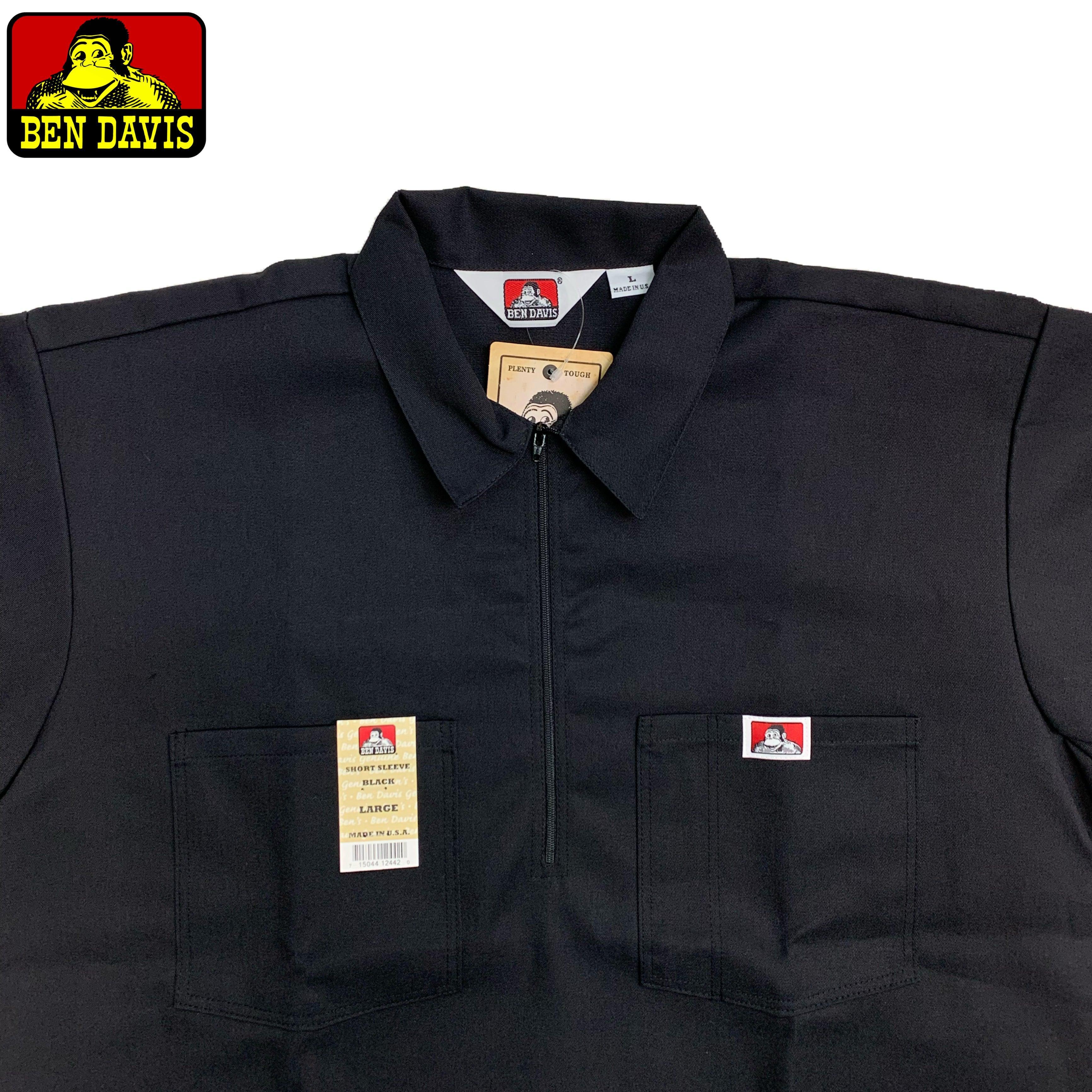 Ben Davis Short Sleeve Solid 1/2 Zip Shirt Male Product Image