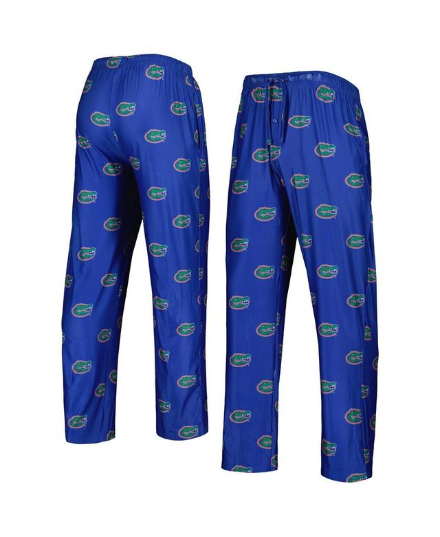 Mens Concepts Sport Royal Florida Gators Logo Flagship Allover Print Pants Product Image