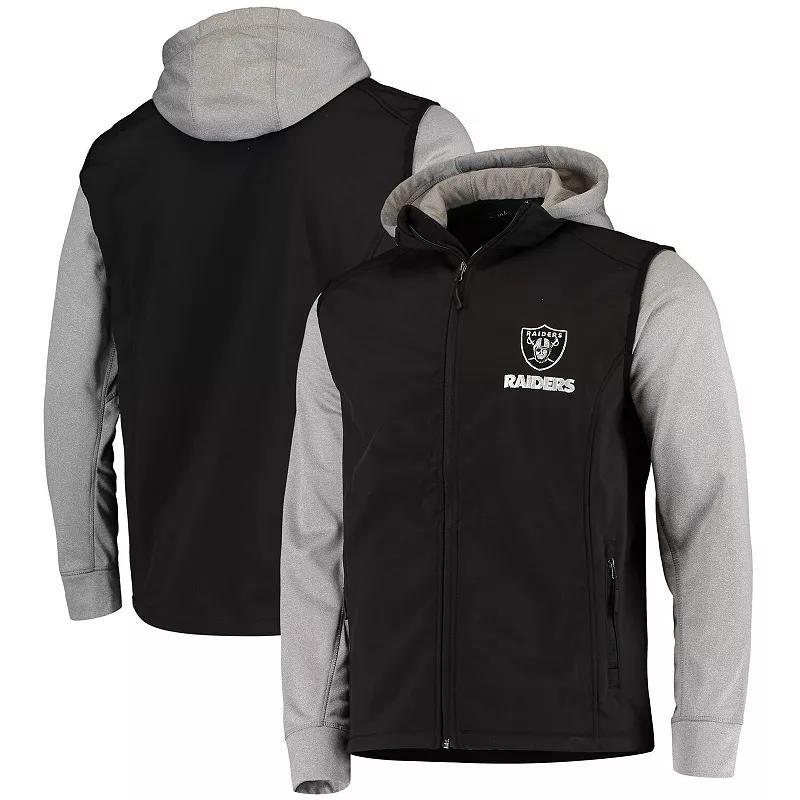 Mens Dunbrooke Black/Gray Las Vegas Raiders Alpha Full-Zip Jacket Product Image