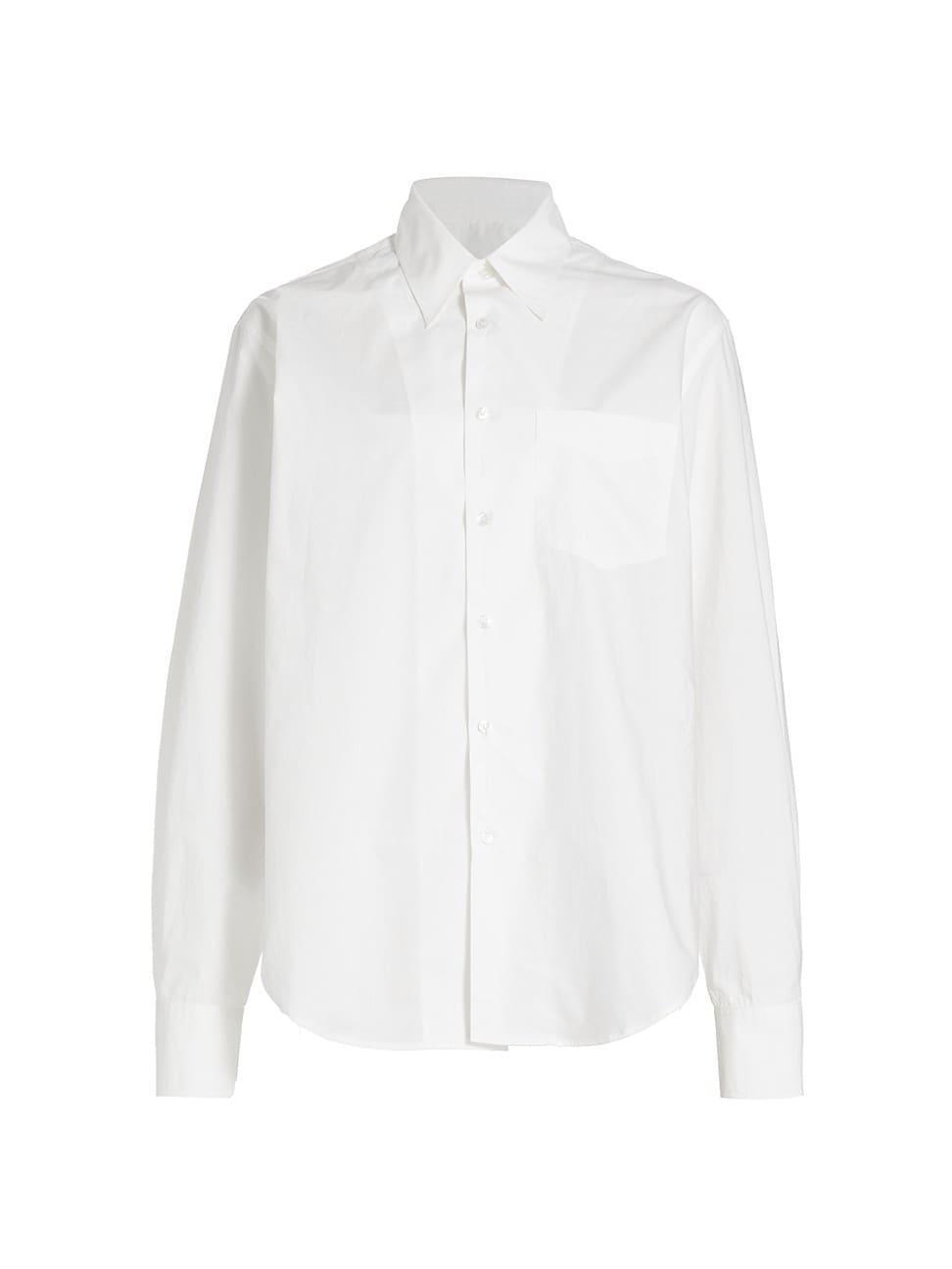 Womens Poplin Slashed Pocket Shirt product image