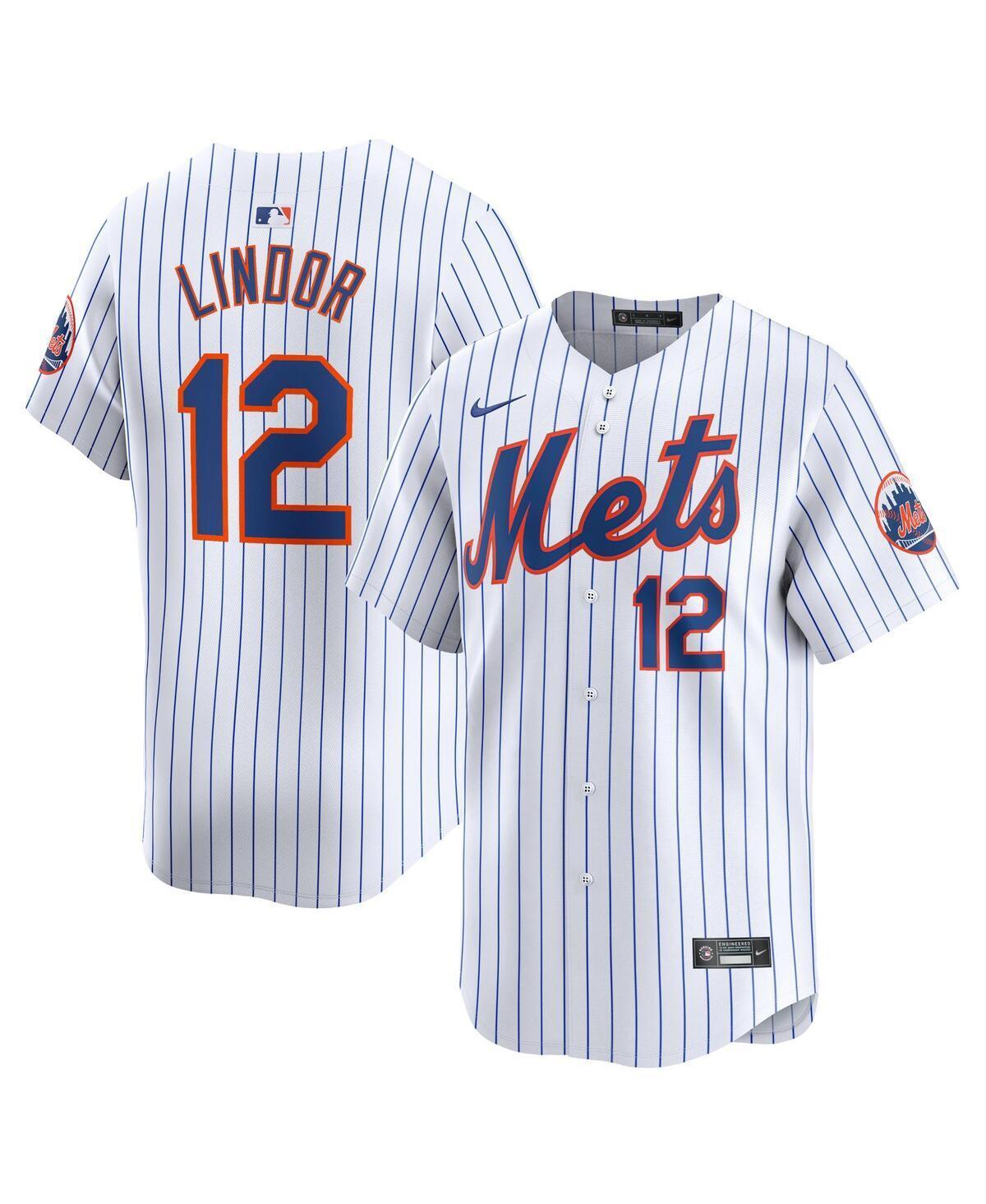 Mens Nike Francisco Lindor New York Mets Home Limited Player Jersey Product Image