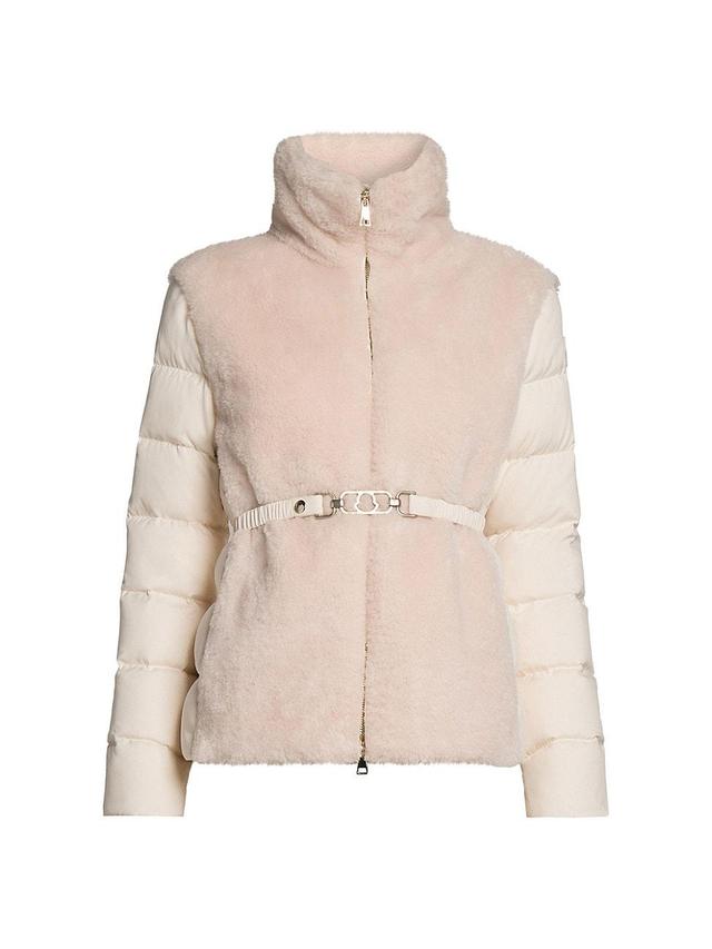 Womens Oiron Faux Fur Down Padded Jacket Product Image