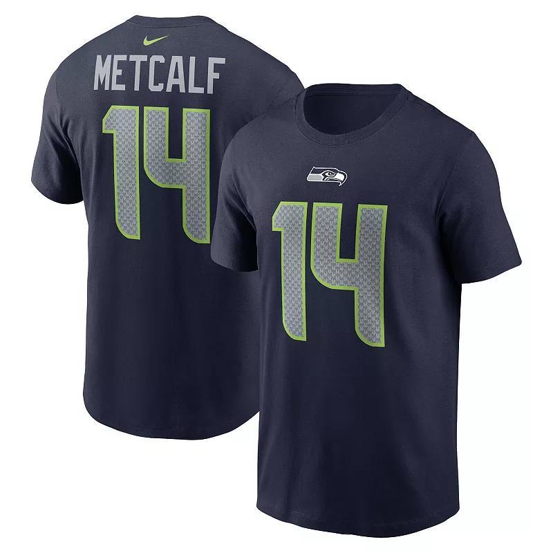 Mens Nike DK Metcalf College Seattle Seahawks Player Name & Number T-Shirt Blue Product Image