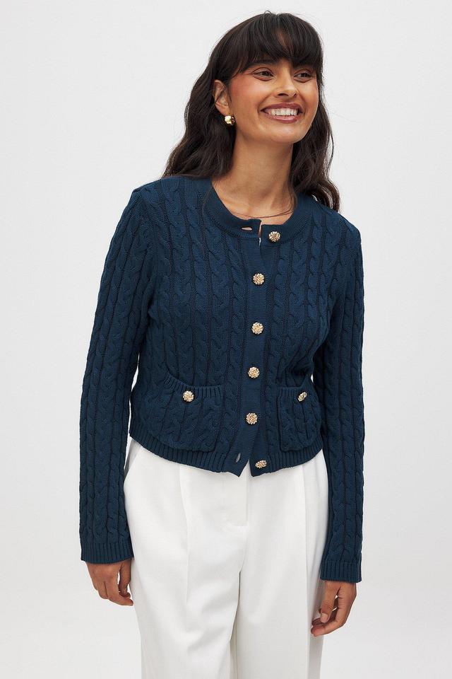 Cable Knitted Cardigan Product Image