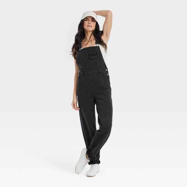 Womens 90s Baggy Jumpsuit - Universal Thread Black 0 Product Image