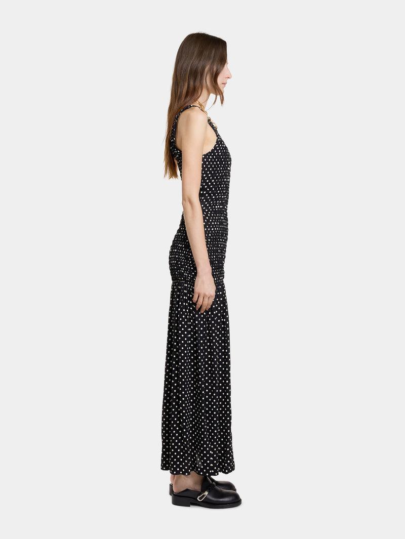 LONG CREPE DRESS Product Image