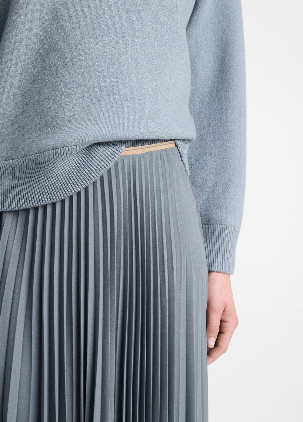 Draped Pleated Skirt Product Image