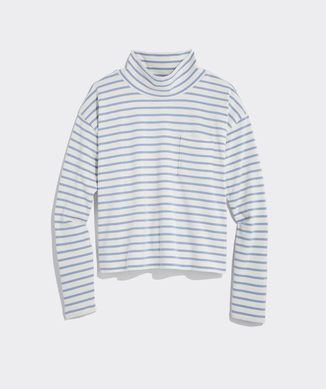 Striped Jamestown Funnel-Neck Tee Product Image