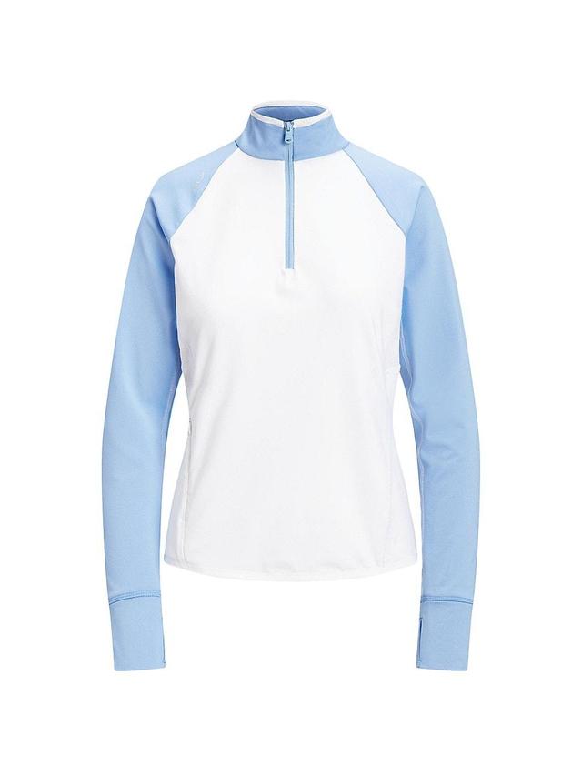 Womens Jersey Quarter-Zip Pullover Tee Product Image