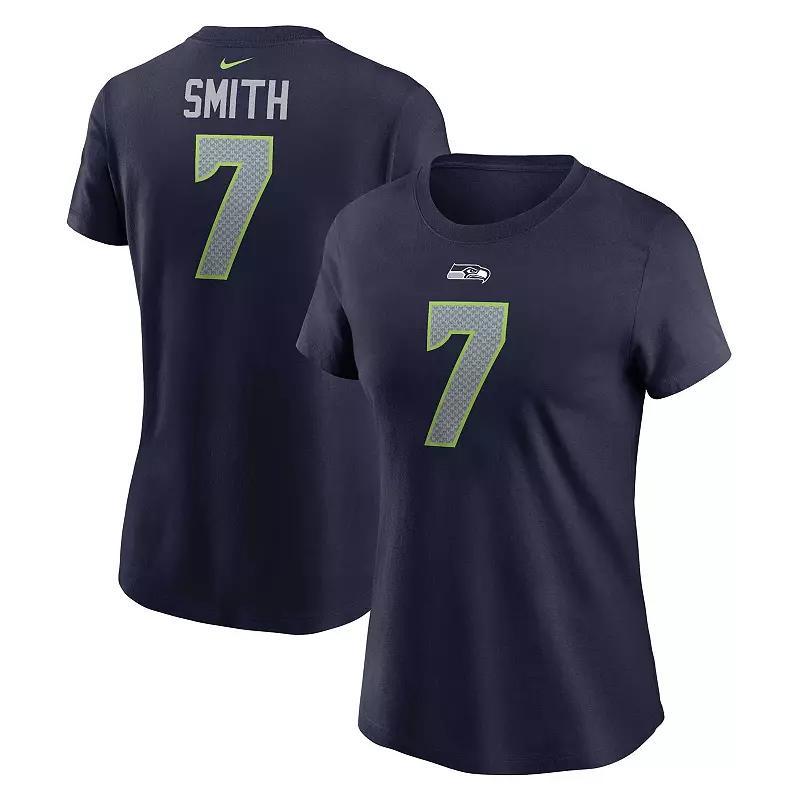 Womens Nike Geno Smith College Seattle Seahawks Player Name & Number T-Shirt Blue Product Image