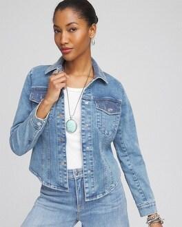 Women's Embellished Denim Jacket product image