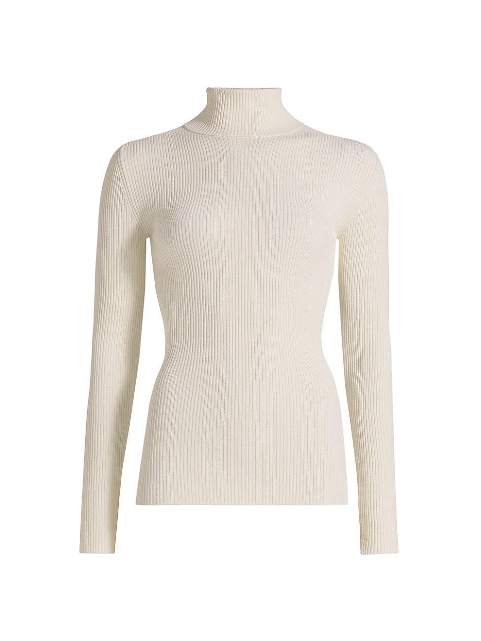 Womens Matte Turtleneck Top Product Image