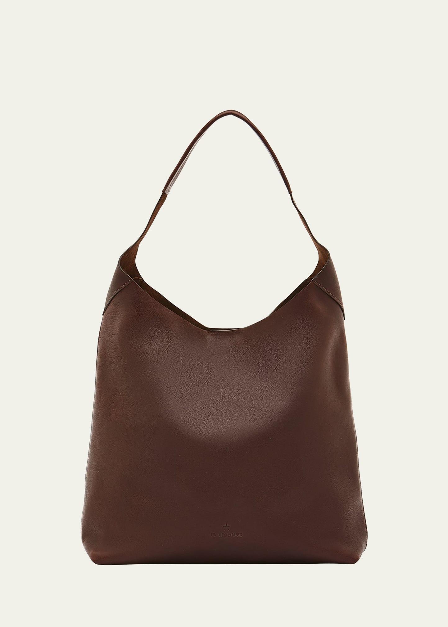 Womens Le Laudi Leather Hobo Bag Product Image