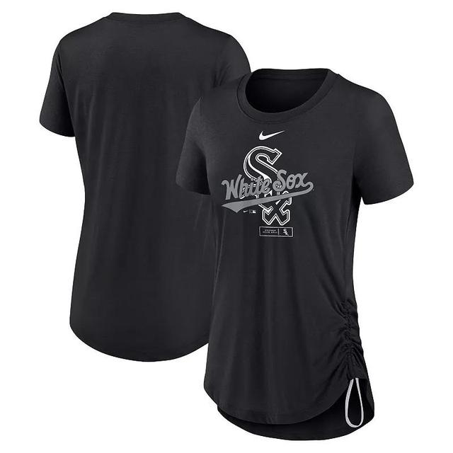 Womens Nike Chicago White Sox Side Cinch Fashion Tri-Blend Performance T-Shirt Product Image