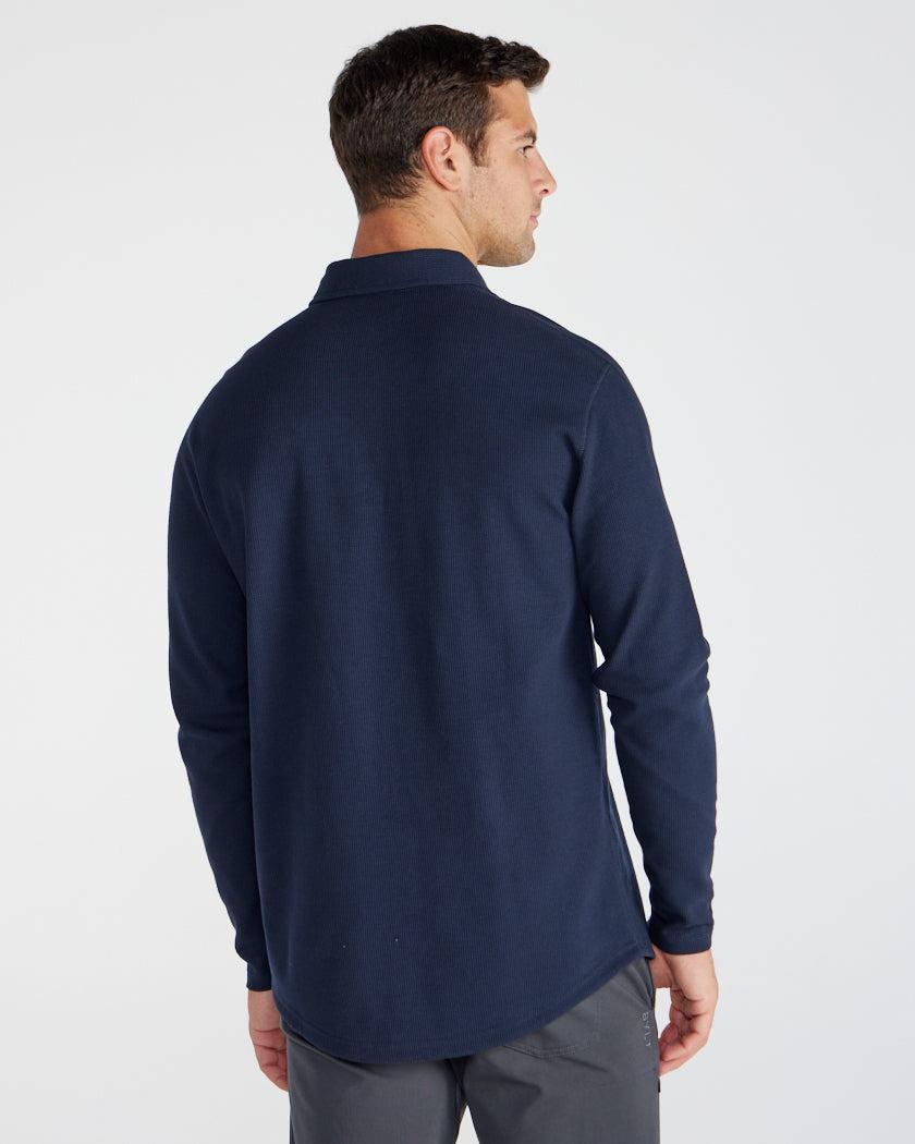 Thermal Long Sleeve Polo Product Image