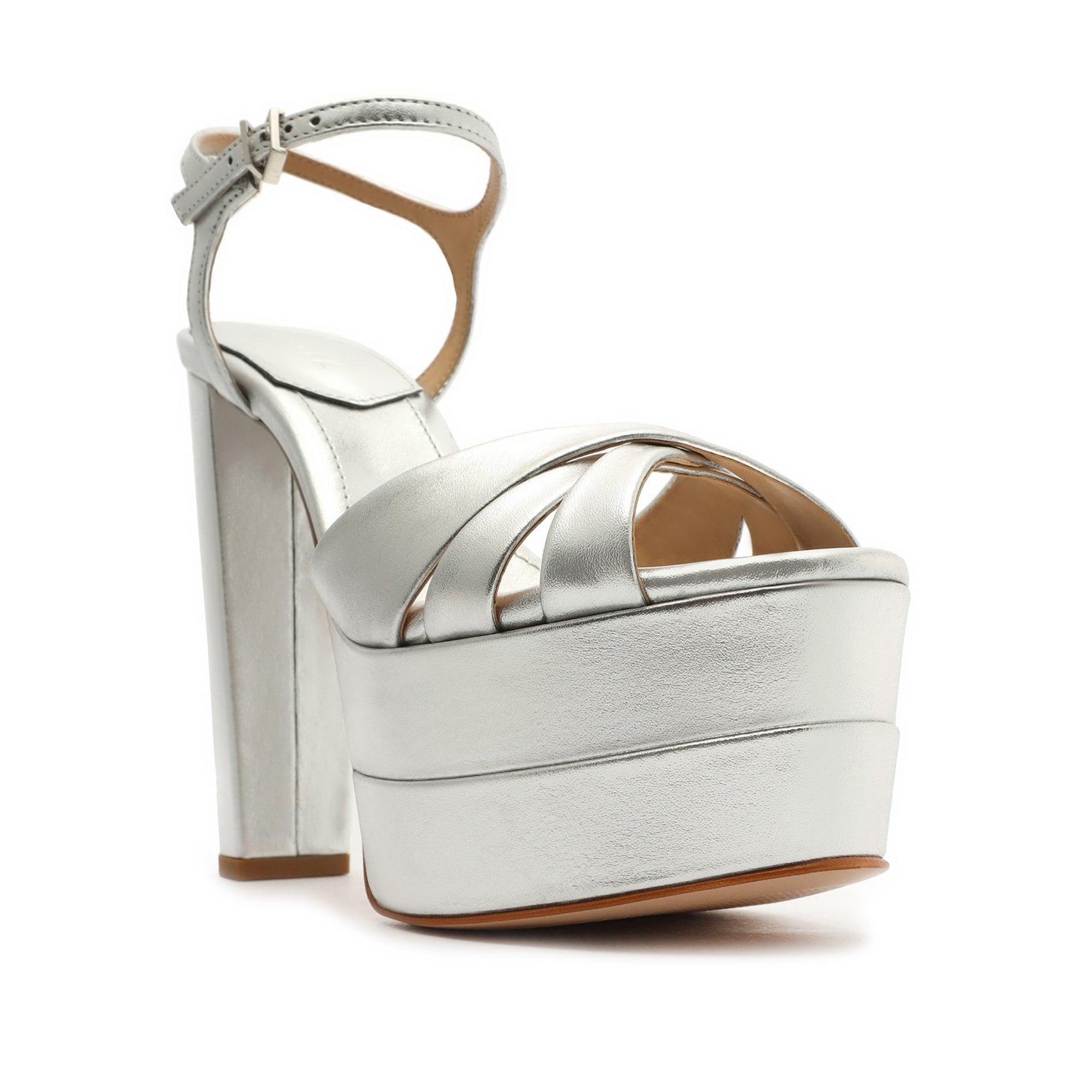 Keefa High Metallic Leather Sandal Product Image