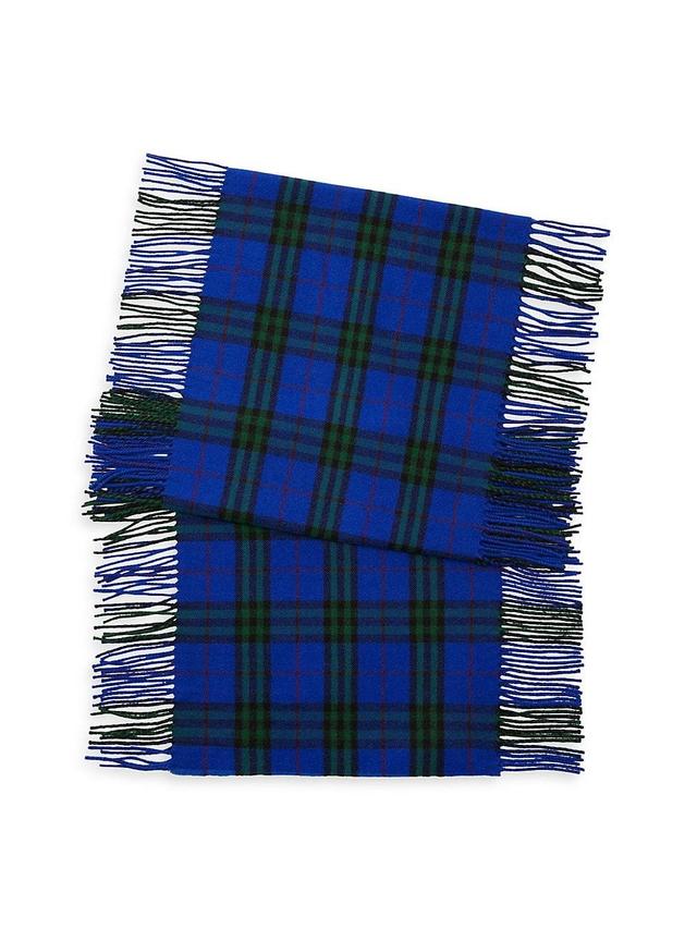 Mens Vintage Check Cashmere Scarf Product Image