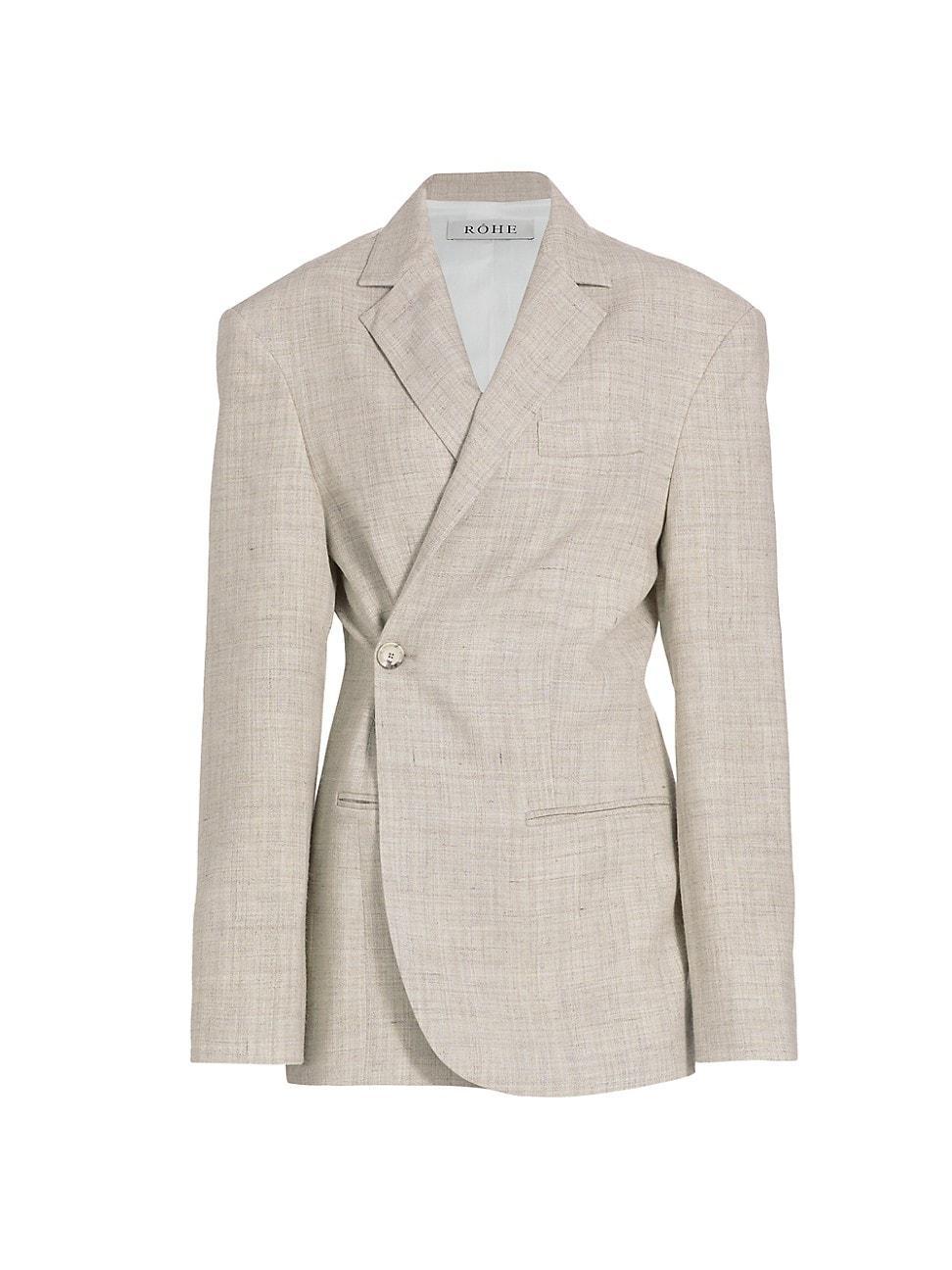 Womens Overlap Blazer Product Image