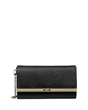 Michael Kors Mona Leather Large Clutch Product Image